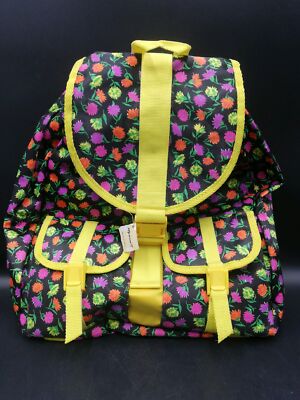 VINTAGE NAJOLEARI FLOWERS MUNARI SCHOOL BAG SCHOOL FOLDER BACKPACK