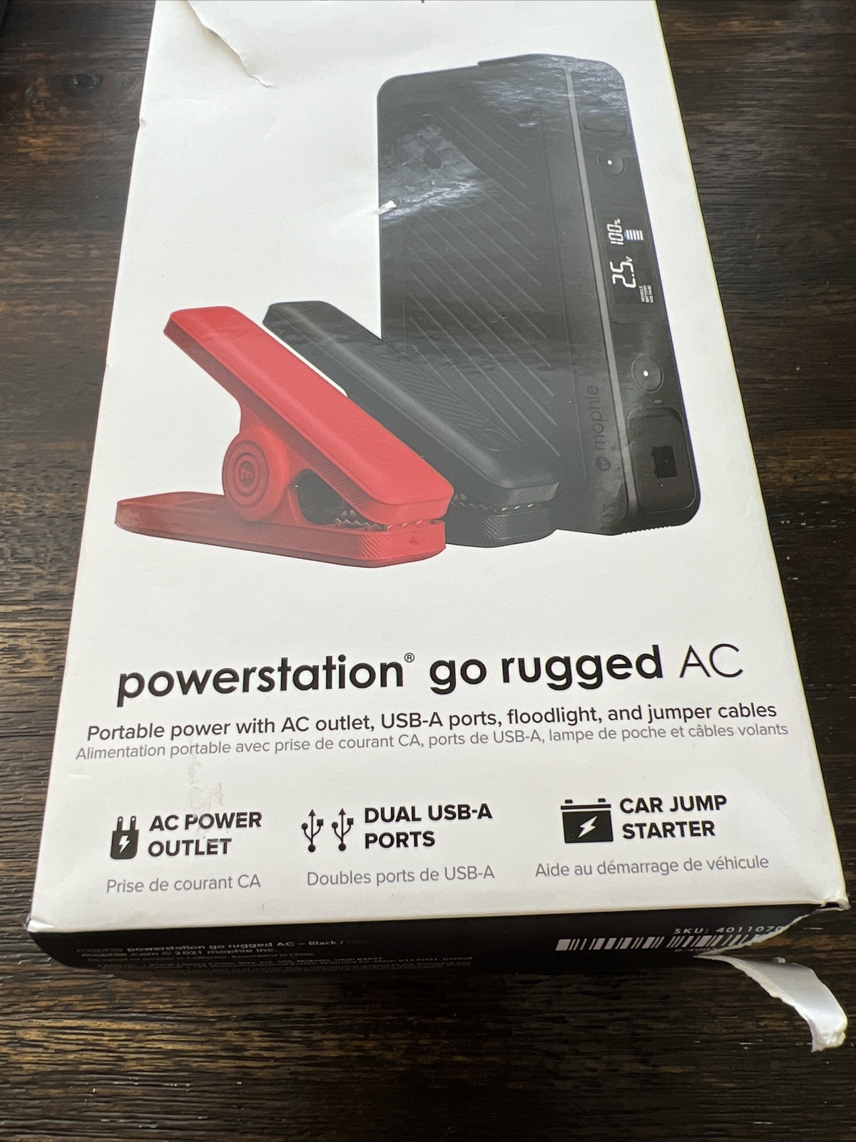 mophie Powerstation Go Rugged AC Portable Power Outlet Floodlight