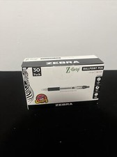 Zebra Z-Grip Retractable Ballpoint Pens Black Fine 0.7mm NEW 30-Pack