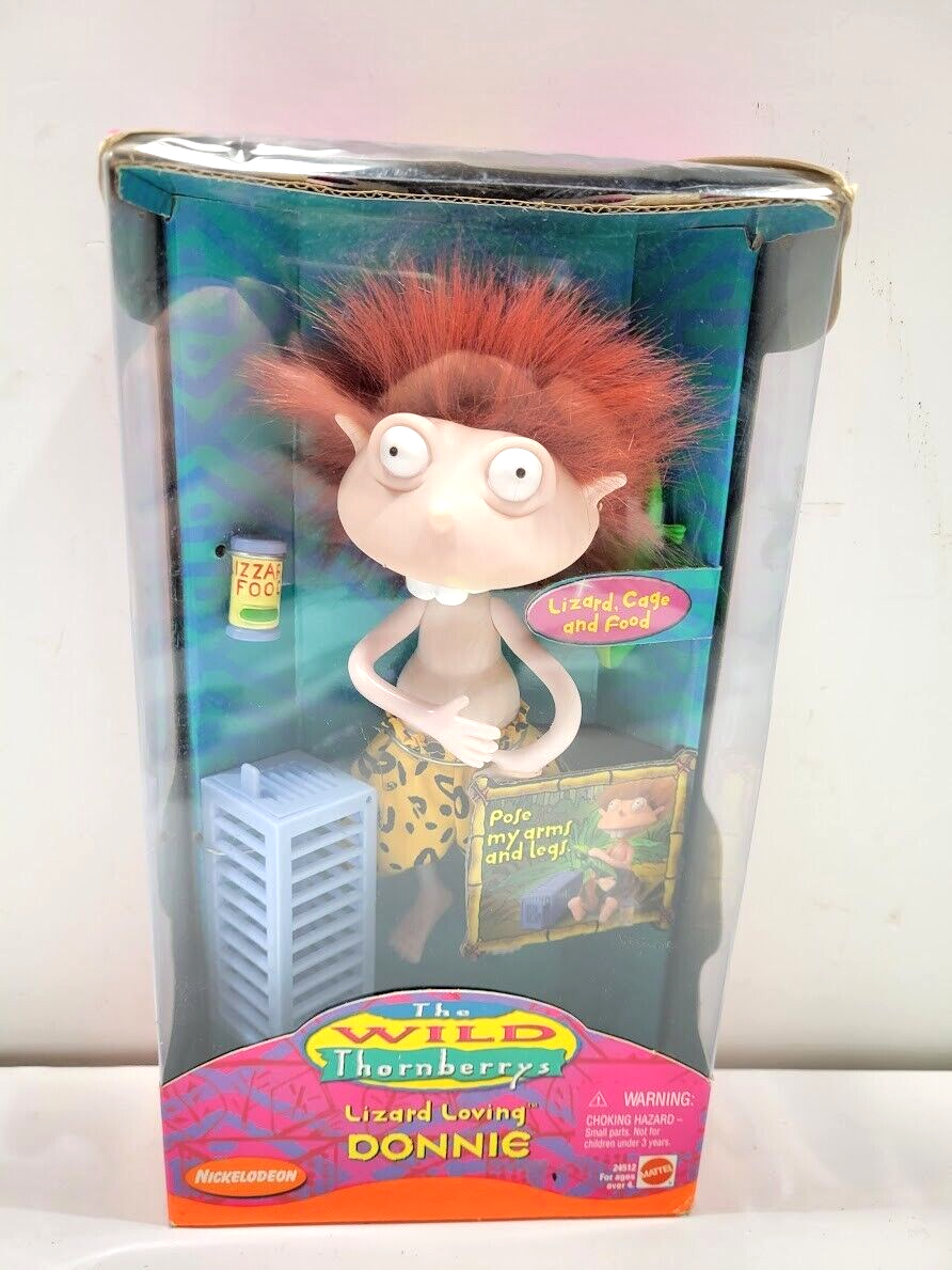 The Wild Thornberrys Lizard Loving Donnie w/ liz Vintage Viacom