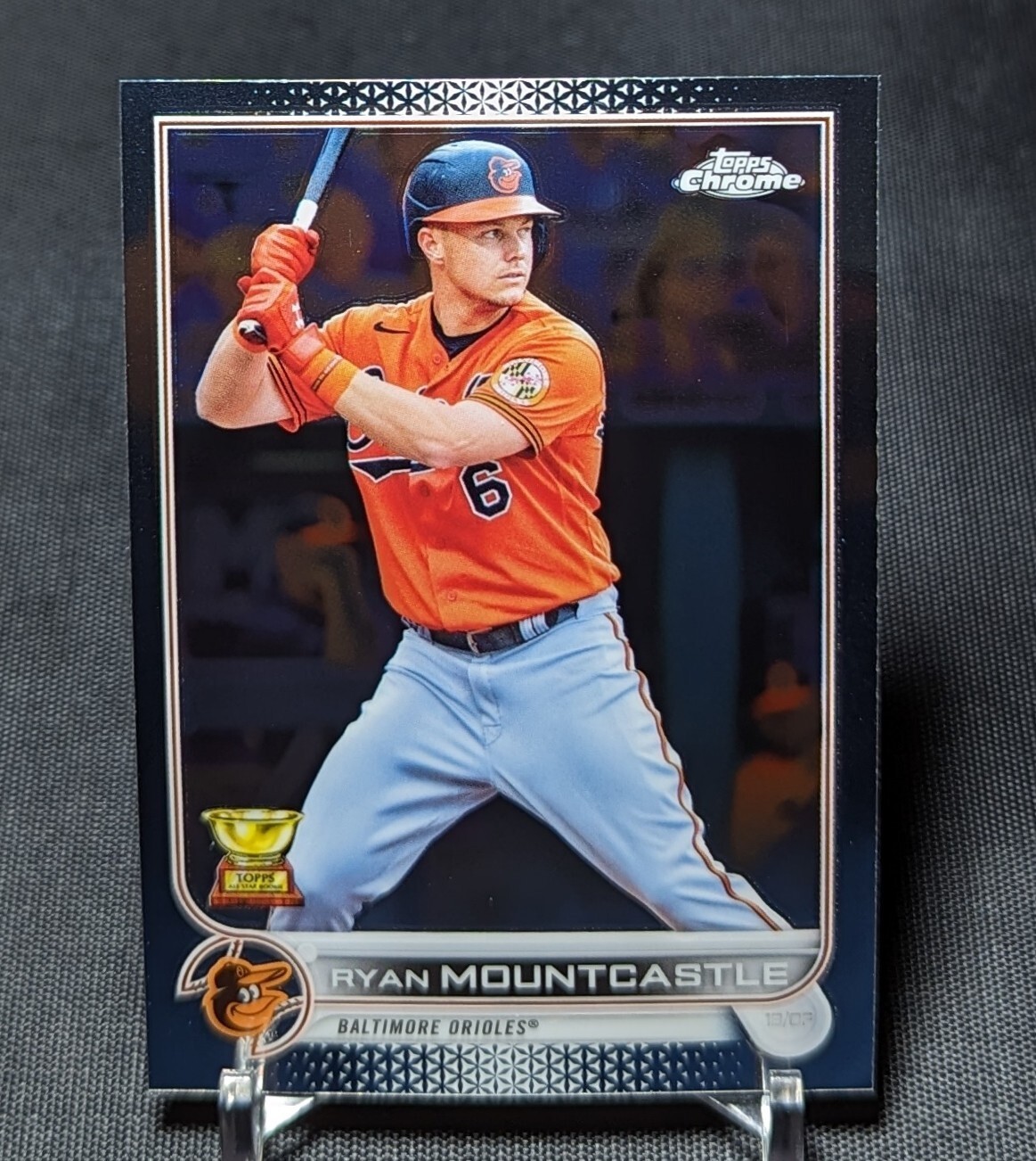 Ryan Mountcastle Rookie Cup 2022 Topps Chrome Card #109 Baltimore Orioles