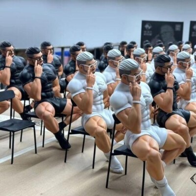 Edge Studio Fashion Fitness Man Grand Resin Model In Stock 1/6 Scale H25cm Hot