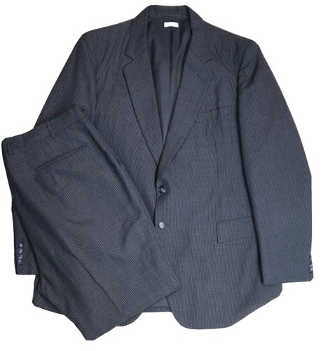 Supreme Sharkskin Suit Blue Mens XL 36 FW19 Wool/Polyester Blend