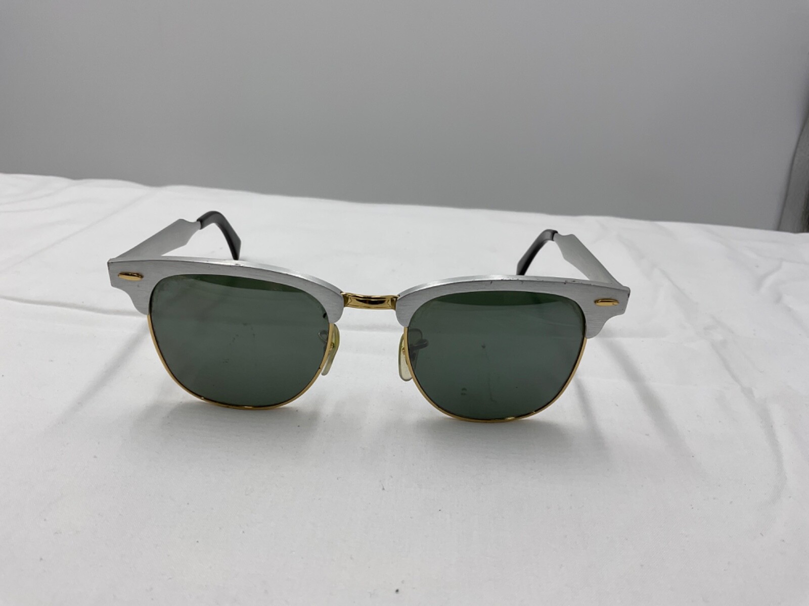 RAY-BAN ALUMINUM CLUBMASTER Sunglasses RB3507 137/40 | eBay