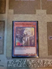 YUGIOH TCG NIGHTS END SORCERER HISU-EN040 SUPER 1ST EDITION NM