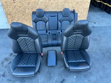Leather Frontrear Seats Seat Set Wdoor Panels Black 29k 16-18 Audi A7 S7 4.0l Leather Frontrear Seats Seat Set Wdoor Panels Black 29k 16-18 Audi A7 S7 4.0l