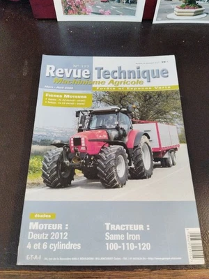 Revue Technique Machinisme Agricole Nº 177 Tracteur Same Iron 100-110-120 - Photo 1/2