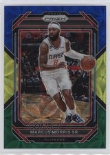 2022-23 Panini Prizm Choice Blue Yellow & Green Prizm Marcus Morris Sr #130 dq2