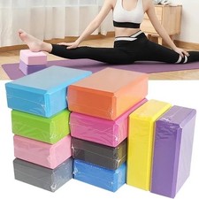 Yoga Blocks EVA Foam Exercise Brick Lightweight Odor Resistant for Home Gym