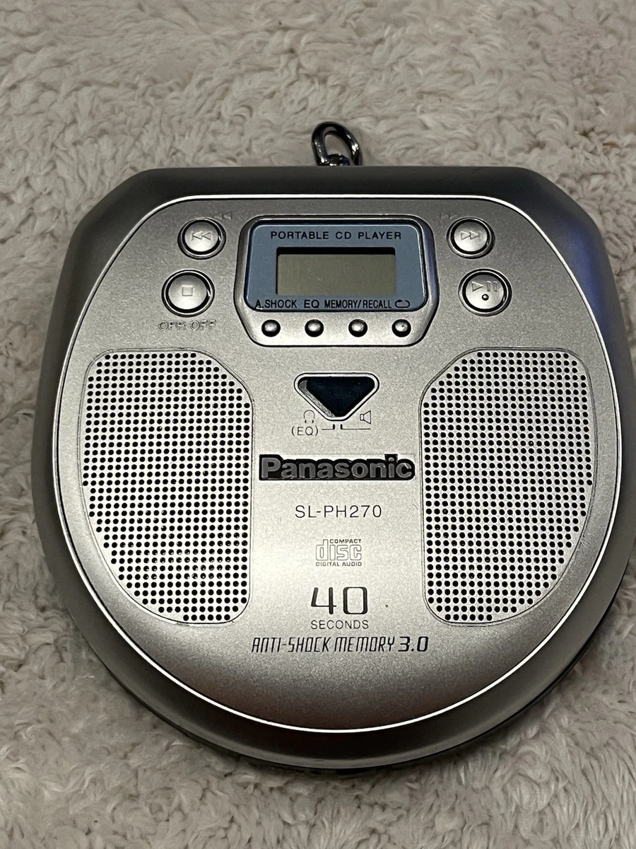 松下银色个人CD 播放器| eBay