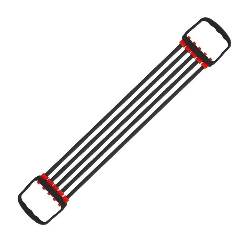 5-Tube Chest Expander Adjustable Resistance Band for Upper Body Workout