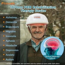 28W 1070nm Near Infrared Light Therapy Brain Helmet for Parkinson Alzheimer