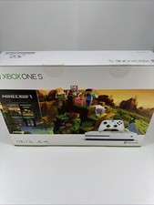 "EMPTY BOX ONLY" Microsoft Xbox One S 1TB Console Minecraft Edition