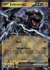 Zekrom ex 034/086 Holo Double Rare Black Bolt Pokemon Near Mint