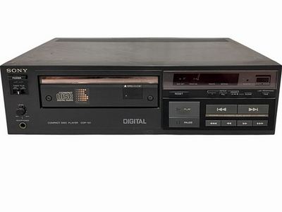 SONY CDP-101 CDプレーヤー 本体 SONY CDP-101 CD Player Black 1982 Power supply confirmed JANK | eBay