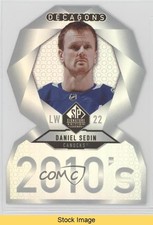 2020 Upper Deck SP Signature Edition Legends Decagons Daniel Sedin HOF READ u8k