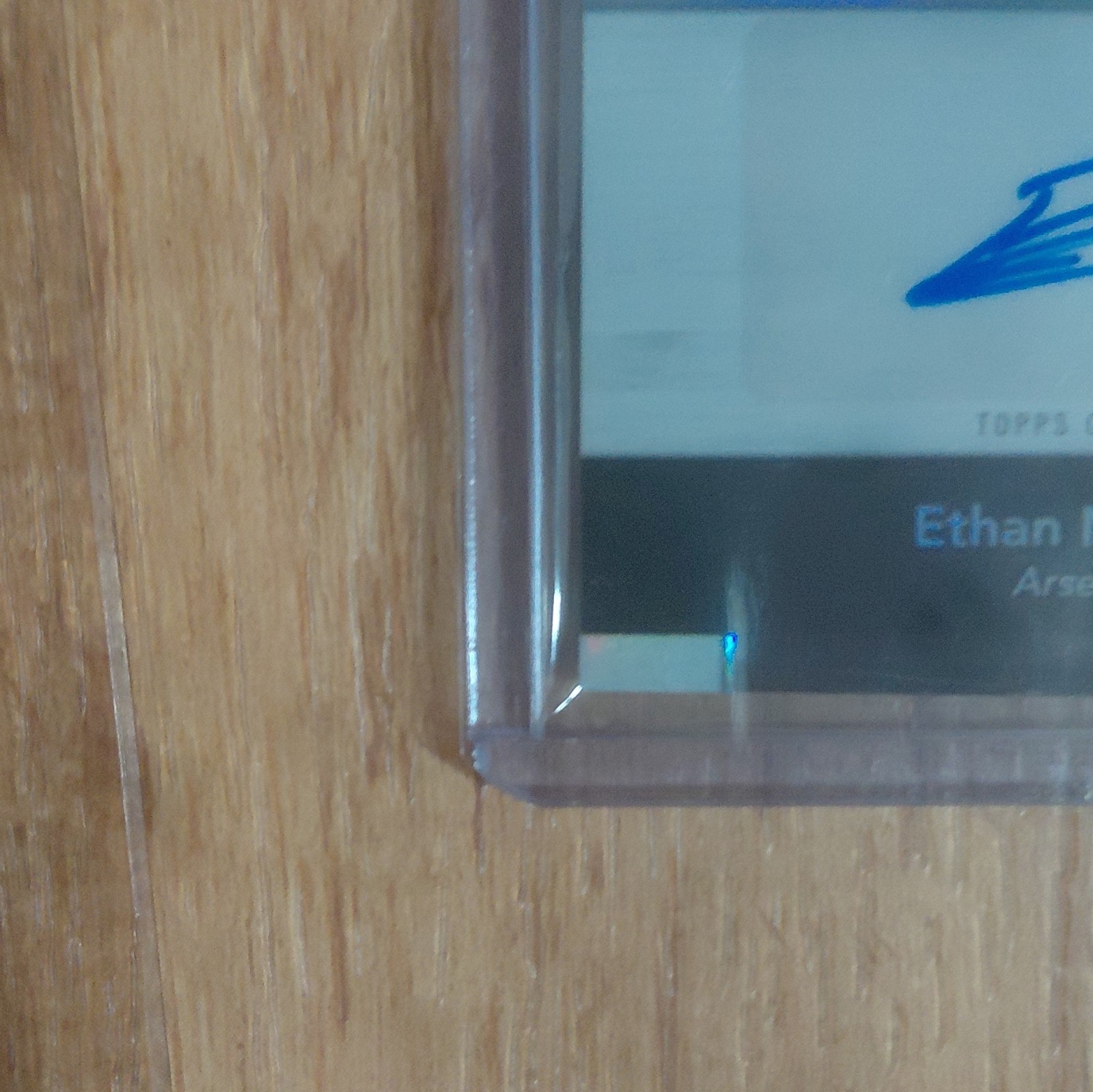 Topps Museum UEFA Club 2024-25 Ethan Nwaneri Arsenal Rookie Auto 13/199 MRA-NW view 4