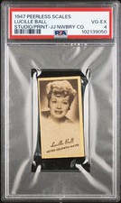 1947 PEERLESS SCALES STUDIO IN PRINT J.J. NEWBERRY CO. LUCILLE BALL PSA 4