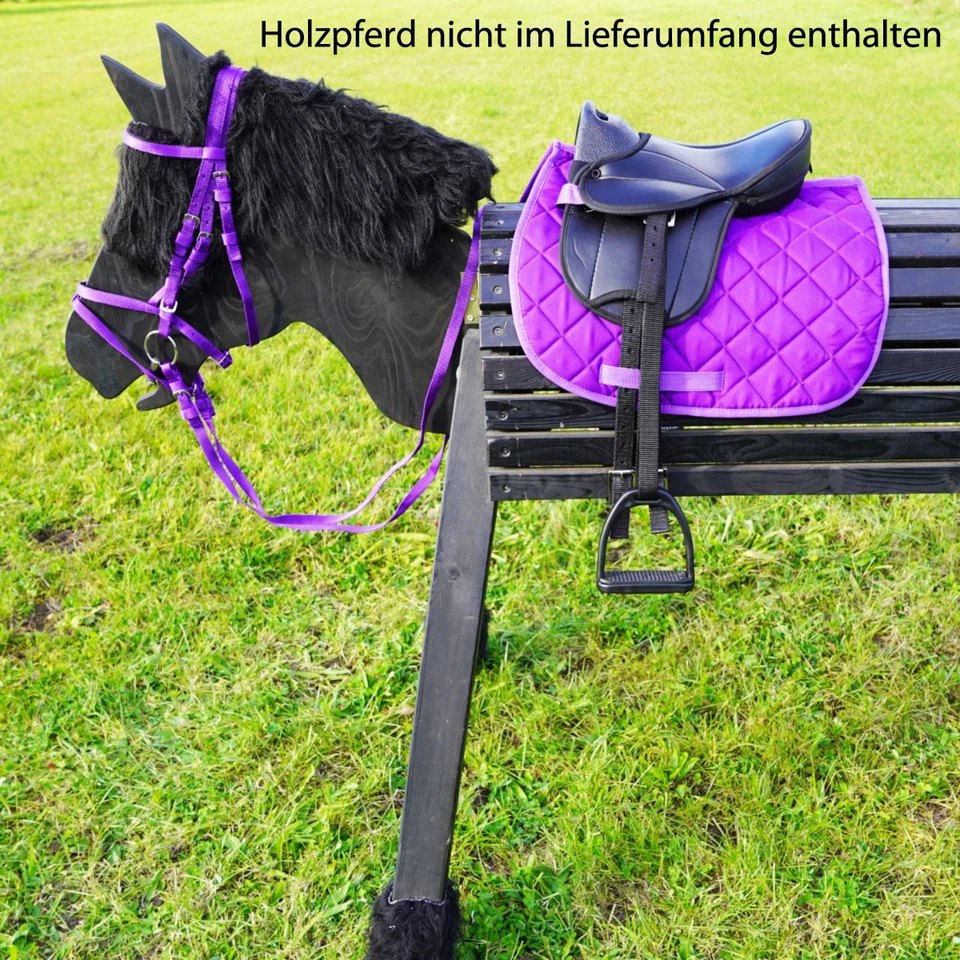 L-Sport Komplettset Sattel und Trensenzaum für Holzpferd - Bild 1 von 4