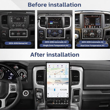 14.5"Android Car Radio for Dodge RAM 1500 2500 3500 2013-2018 GPS Stereo Carplay