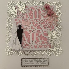 Large Wedding  Card Topper Postage Discounts On Multiple Purchases