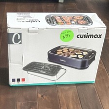 Cusimax CMRG-300 Indoor Elektrogrill Antihaft Easy Clean Schwarz