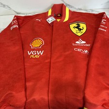 PUMA Ferrari Jacket Suede Team Mens Varsity M...