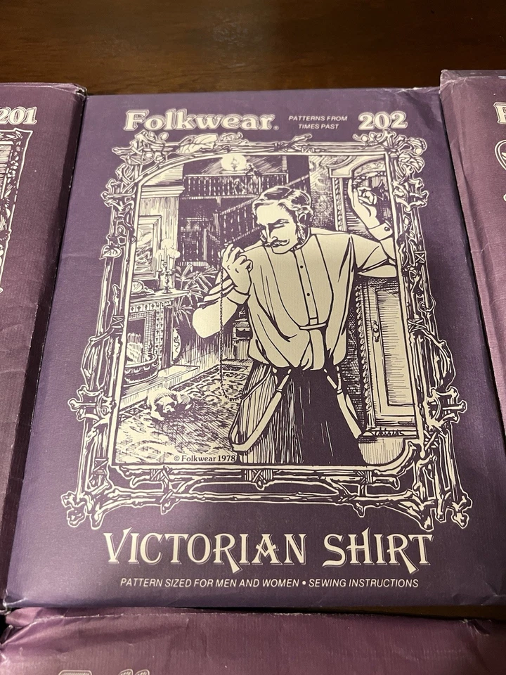 Lote De 8 Patrones De Moda Vintage Folkwear 201 202 203 204 205 206 207 207 Geniales Foto 3 de 4