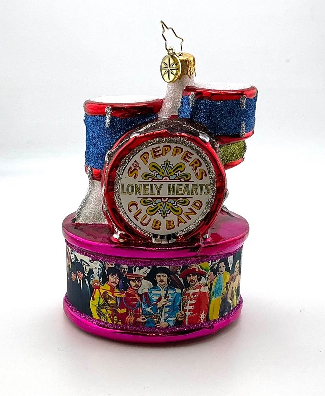 RADKO THE BEAT OF THEIR OWN DRUM GLASS CHRISTMAS ORNAMENT  1020928 (2022)