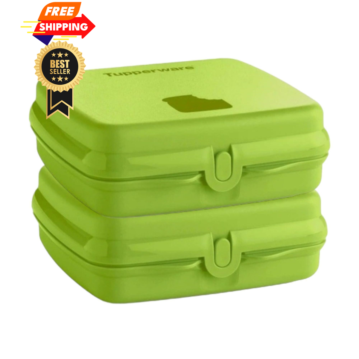 Tupperware Set of Two Sandwich Keepers. Lt Green | eBay Tupperware Set of Two Sandwich Keepers. Lt Green | eBay