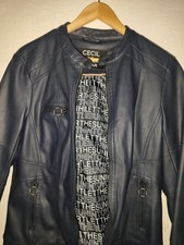 Cecil Lederjacke ( Veganes Leder) Gr. S Blau