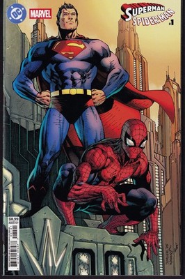 DC Marvel 2026 Superman Spider-Man #1 Cover B Jim Lee Variant First Print - NM