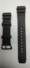22mm Rubber Vented Diver Strap for Citizen Promaster   Black