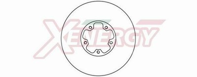 2x AP XENERGY X602077 Bremsscheiben Vorne für FORD TRANSIT Kasten (FA )