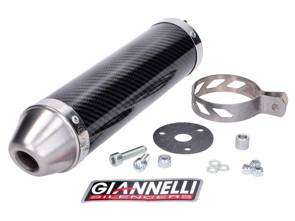 EndschalldäMpfer Giannelli Carbon FüR Aprilia RS 50 99-06, Tuono 50 03-06-image