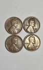 Lot of 4 XF Higher Grade Lincoln Cents 1915-D 1916-D 1917-S 1918-S