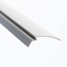 4-Pack Snap-In Vinyl Glazing Bead, White, 72" Sections Made in USA by COTTONWOOD