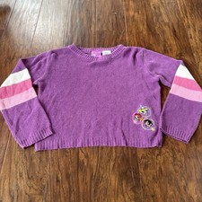 Vintage kids girls Powerpuff Girls Knit Sweater Size 6 Cartoon Network