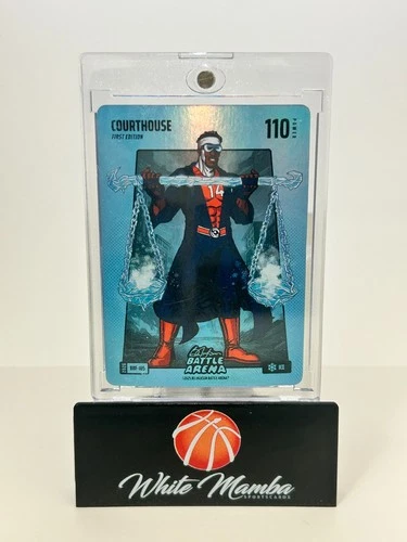 Bo Jackson Battle Arena Courthouse Courtland Sutton Blue Ice Battlefoil BBF-105