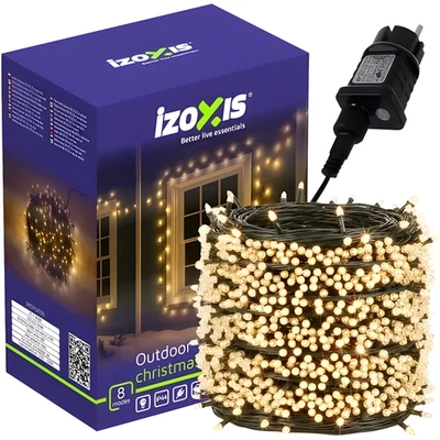 Luces De Navidad Cadena De Luz LED Interior Exterior Blanco Cálido/Frío NUEVO - Imagen 1 de 4