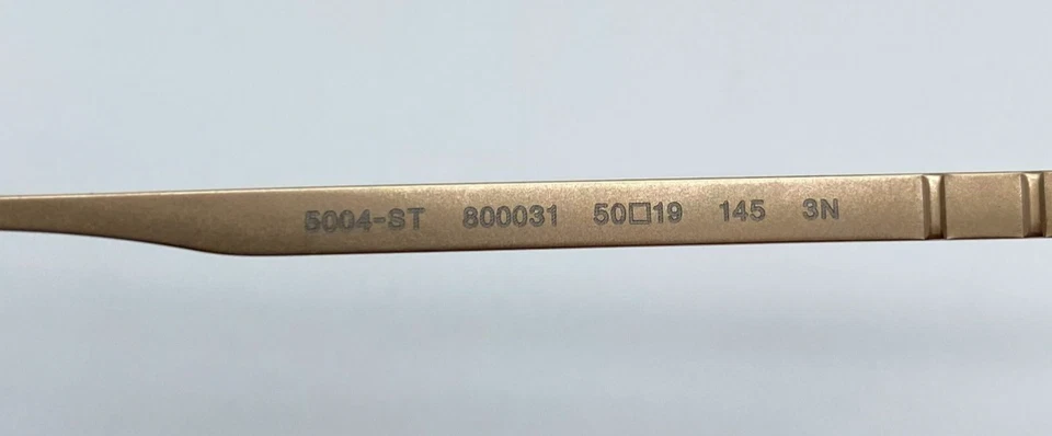 Persol PO5004ST 800031 Sunglasses Titanium Gold/Green 50 19 145 - Lens-50 Bridge - Image 4 of 4