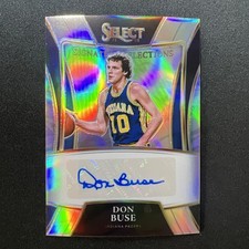 2021-22 Panini Select - Signature Selections Don Buse #SS-DBS Silver Prizm (AU)