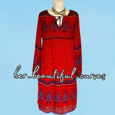 MONSOON BOHO STYLE OCCASION PARTY DRESS SIZE 16