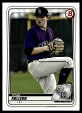 2020 Bowman Prospects Ryan Rolison Colorado Rockies #BP-137