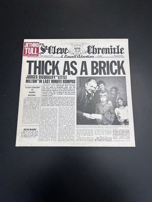 Jethro Tull   Thick As A Brick Vinyl, LP 1972 Reprise Records 