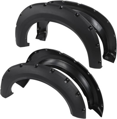 4PC Matte Pocket Fender Flares for 2009-2014 Ford F150 (Excl. Platinum/Raptor)