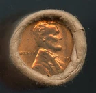 1957 D Lincoln Cent OBW Original Bank Wrap Unc. Roll * No Reserve *