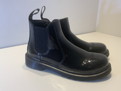 Dr Martens JUNIOR 2976 PATENT LEATHER CHELSEA BOOTS