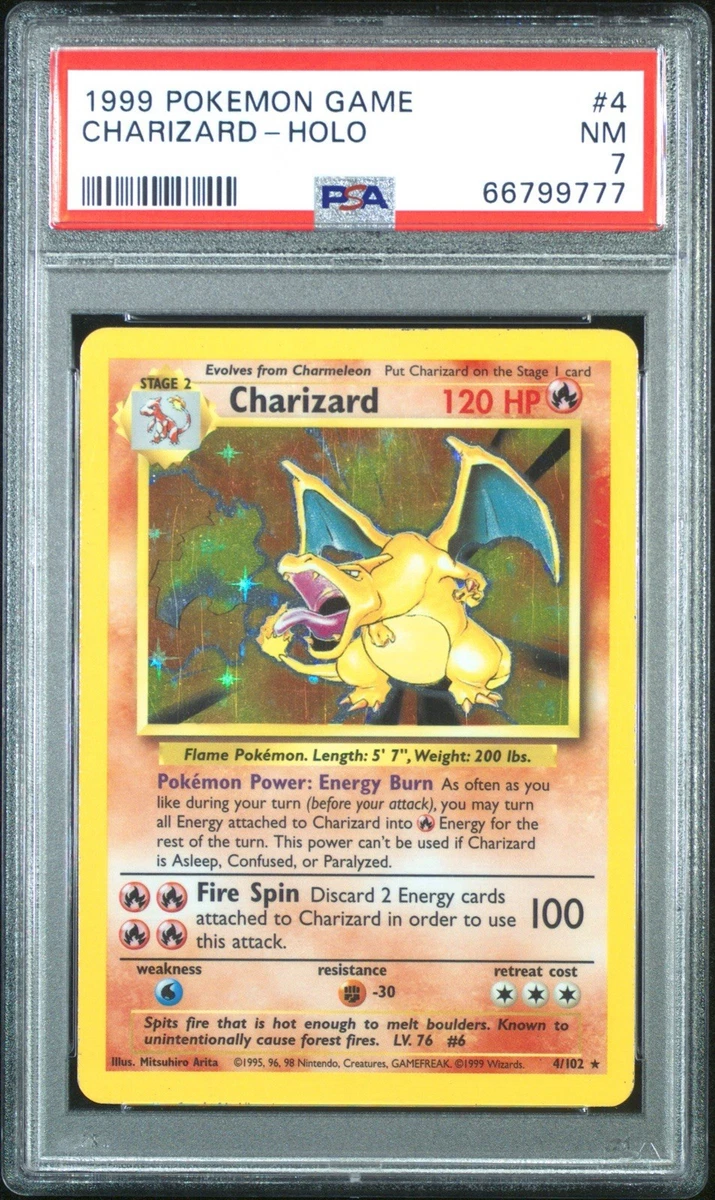 Charizard Pokémon TCG Professional Sports Authenticator (PSA
