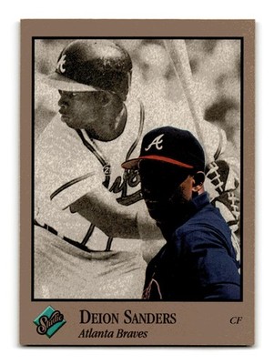 Deion Sanders 1992 Studio #9 Atlanta Braves NM-MINT